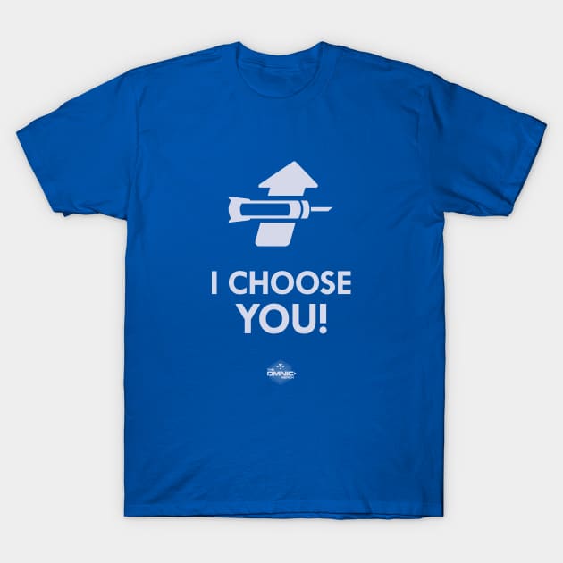 Ana - I choose you - Blue print T-Shirt by omnicpost